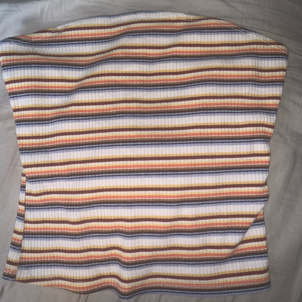 Garage Stripe Tube Top
